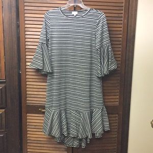 LuLaRoe ruffle dress